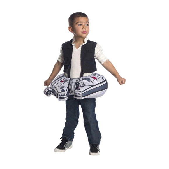 Star Wars Toddler Boys Millennium Falcon Space Ship Costume 3T-4T - Picture 1 of 3